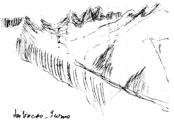 sketch of Las Vacas - Twins